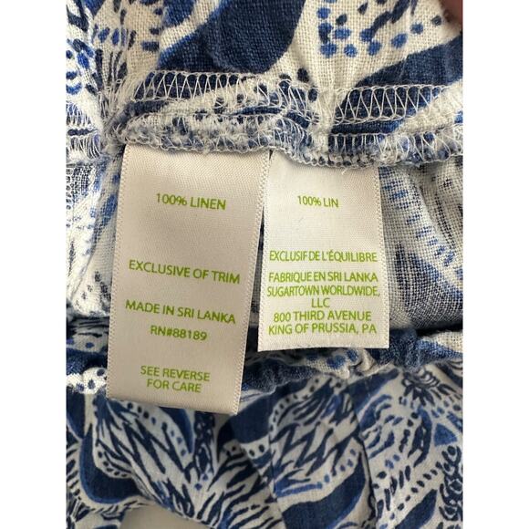 Lilly Pulitzer Bal Harbour Palazzo Pant Womens Size XXS Vacation Preppy Beach - Picture 10 of 16